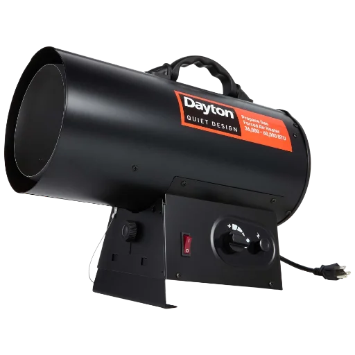 Dayton Quiet Portable Gas Torpedo Heater