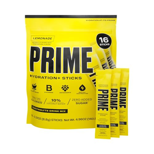 PRIME HYDRATION+ Electrolyte Powder Sticks