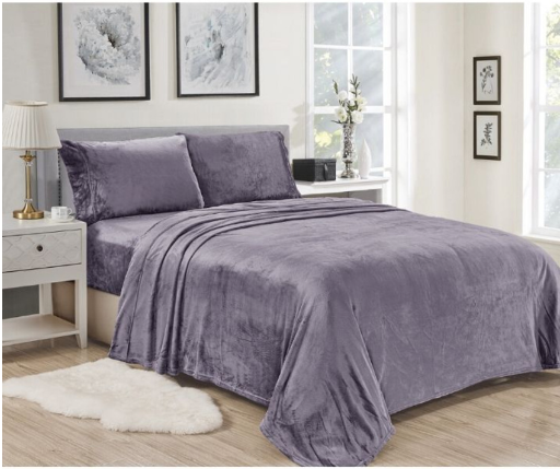 Noble House Lavana Microplush Sheet Set