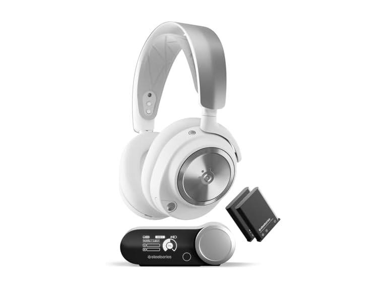 App: SteelSeries Arctis Nova Pro Wireless Multi-System Gaming Headset (white)