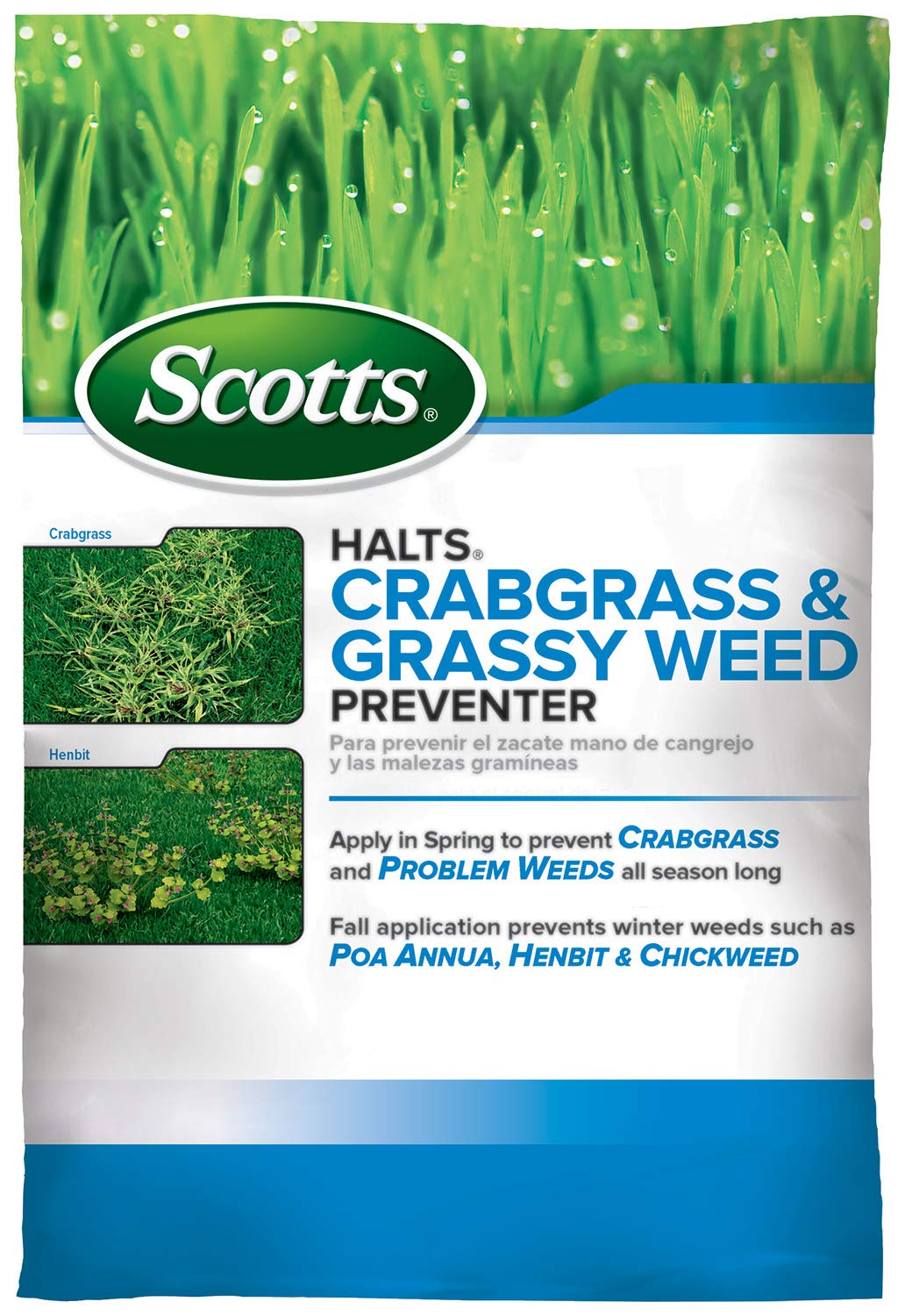 Scotts Halts Crabgrass Preventer Covers 10,000 sq. ft.