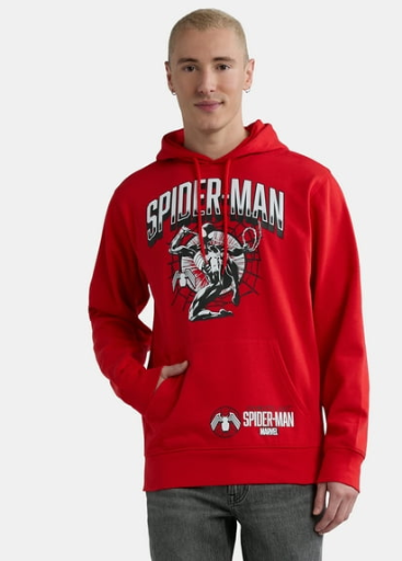 Spider-Man Dark Suited Graphic Hoodie