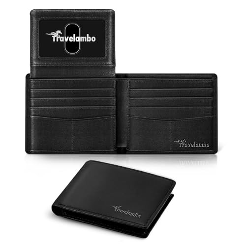 Minimalist Slim Bifold Wallet W/RFID Blocking