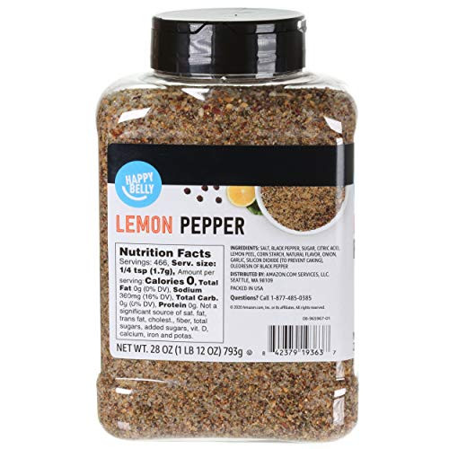 Happy Belly Lemon Pepper Seasoning, 28 Oz.