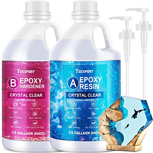 Teexpert Crystal Clear Epoxy Resin Kit