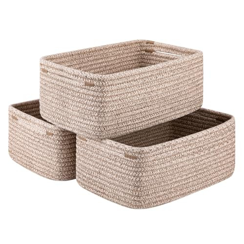 Small Storage Baskets - 3 Pack