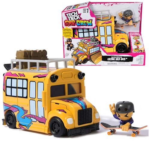 Tech Deck Sk8 Crew Transforming Ultra Sk8 Bus & Storage