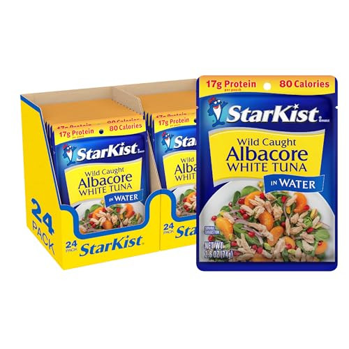 StarKist Wild Caught Albacore White Tuna In Water, 24-Pack