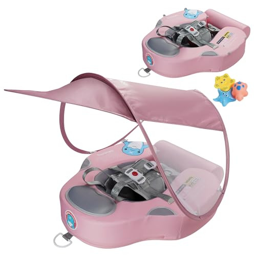 Baby Swim Float with UV Protection Sunshade