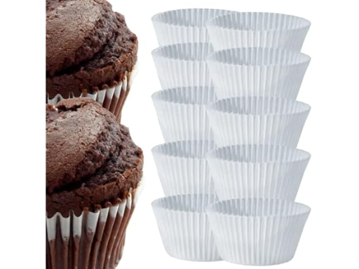 Jumbo Muffin Cups White 100-Count