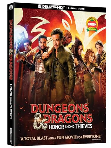 Dungeons & Dragons: Honor Among Thieves 4K Blu-ray
