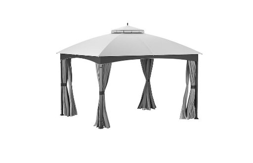 allen + roth 10' x 12' Gazebo w/ Soft-Top Roof & Screen
