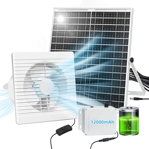 Solar Fan with Battery Deal