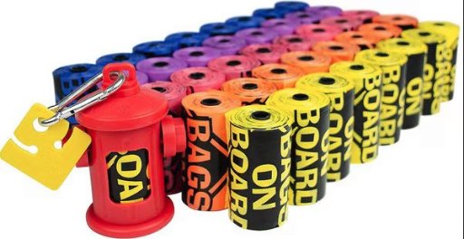 Bags on Board Dog Poop Bags & Dispenser, 600 Count