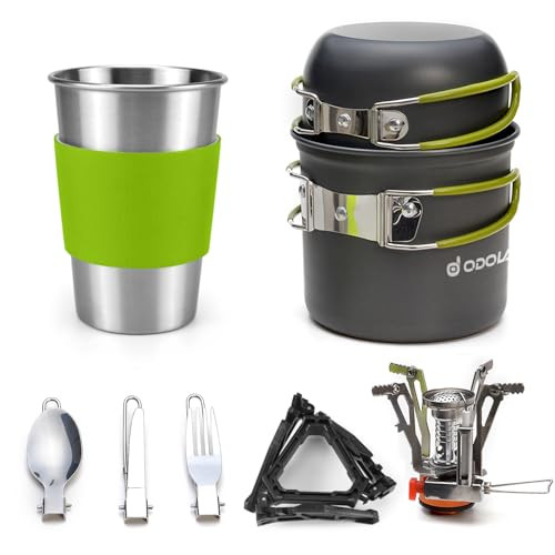 Odoland Camping Cookware Set