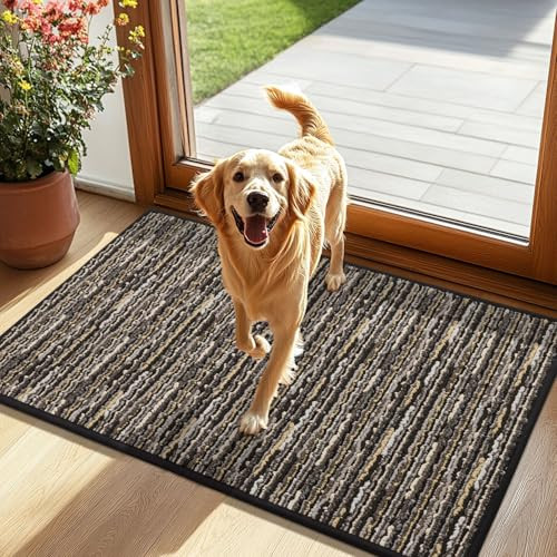 hicorfe Washable Non Slip Mud Mat For Dogs