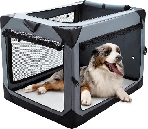 Pettycare 36 Inch Collapsible Crate for Large Dogs