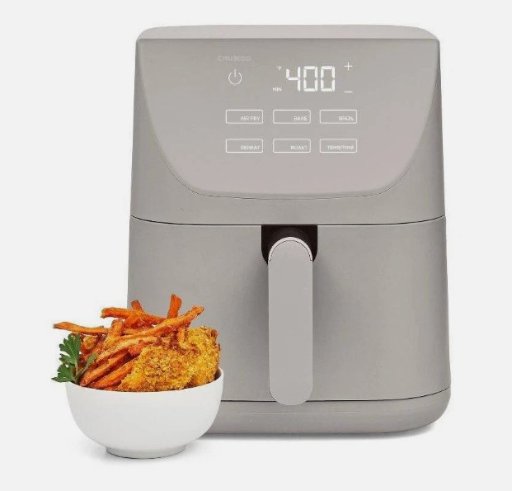 CRUXGG TriZone Touchscreen Air Fryer, 6-Quart Capacity