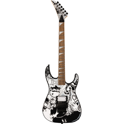 Jackson X Series Dinky DK1 H Electric Guitar (Skull Kaos)