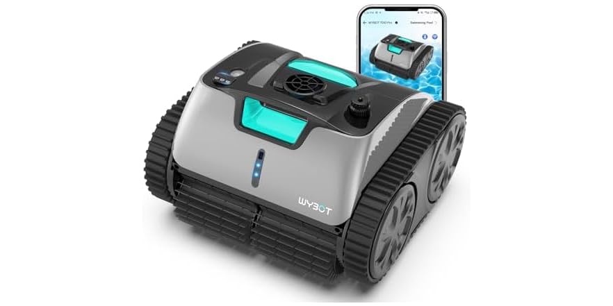 WYBOT C1 Pro Robotic Pool Cleaner with 65W Suction Power, 150 Mins, 1614 sq.ft Deal