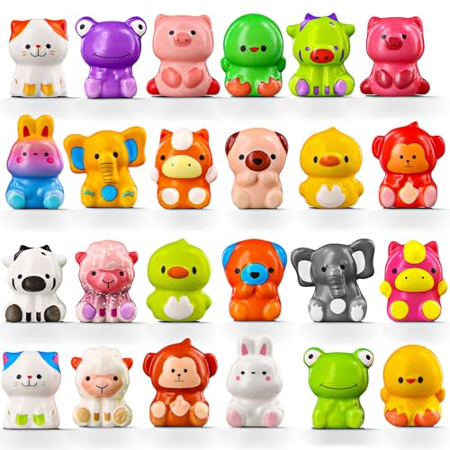 MGparty Animal Party Favor Toys-24 Pcs