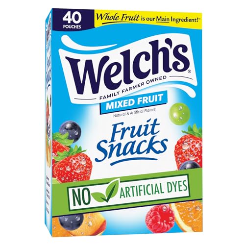 Welch's Fruit Snacks Mixed Fruit 40-Pack 0.8-oz