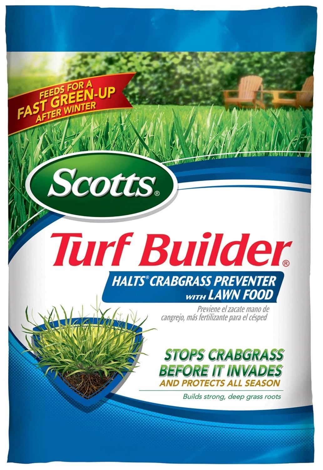 Scotts Turf Builder Halts Crabgrass Preventer w/ Lawn Food