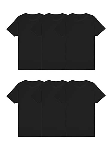 Fruit of the Loom Men's Eversoft Cotton Crew T-Shirt, 6 Pack