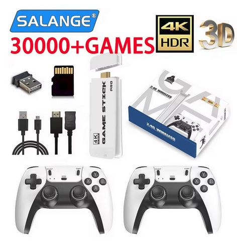M8 4K Pro Game Stick Mini TV Handheld Game Console