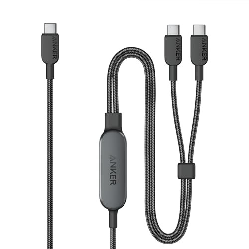Anker 2-In-1 USB-C to 2x USB-C 140W Max Fast 4' Charging Cable