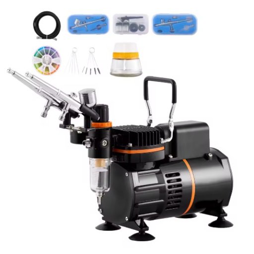 VEVOR Airbrush Kit with Dual Fan Air Compressor
