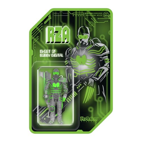 Super7 RZA Bobby Digital (Clear) Reaction Figure