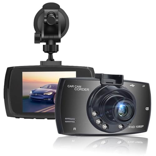 CRLKSSJX 2.4" 1080p High-Definition Dash Cam W/Night Vision