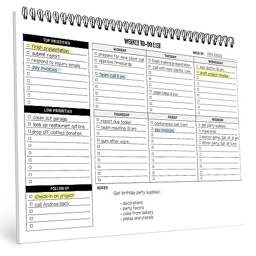 Weekly Planner Pad