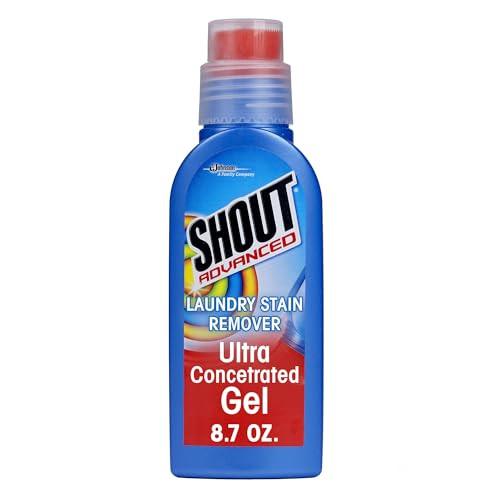 $2.75 $0.32 per fluid ounce ( $0.32 / fluid ounce) Tomorrow FREE delivery Tomorrow, July 12. Order within 6 hrs 27 mins green leaf Shorter shipping distance Deliver to Rachel - East Stroud... 18301 In Stock Quantity: Quantity:1 Add to Cart Buy Now Ships from Amazon.com Sold by Amazon.com Returns 30-day FREE returns, refund/replacement Payment Secure transaction See more Subscribe & Save Subscribe and save offer. $2.75 $0.32 per Fl Oz ( $0.32 / Fl Oz) FREE delivery Tomorrow, July 12 Ships from Amazon.com Sold by Amazon.com Add to List Sponsored 3+ 6 VIDEOS Shout Advanced Stain Remover Gel for Clothes Laundry, Ultra Concentrated Gel with Built-in Scrubber Brush for Deep Set-In stains, 8.7oz Click to see full view Rufus AI Ask Rufus Shout Advanced Stain Remover Gel