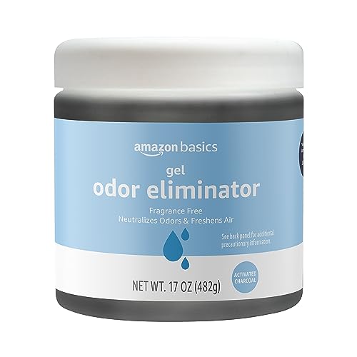 Amazon Basics 17-Ounce Gel Odor Eliminator w/ Activated Charcoal (Fragrance Free)