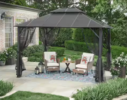 Hampton Bay Parksbury Hard Top Gazebo