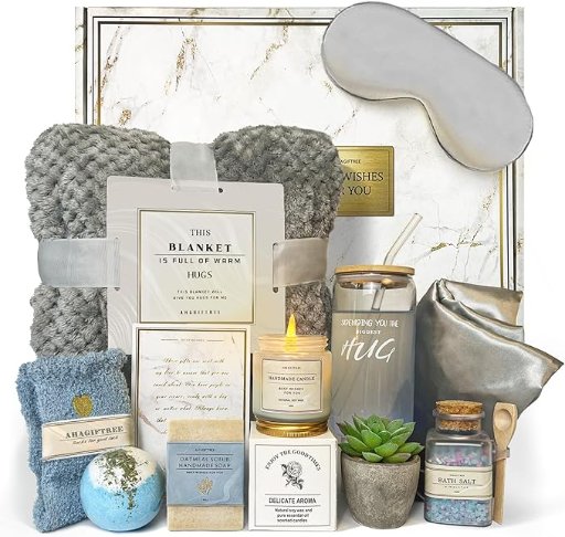 Get Well Soon Gift Basket, 12 Pieces
