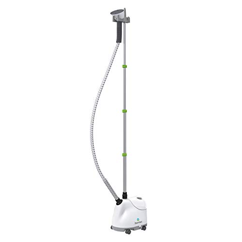 Steamfast SF-407 Canister Fabric Steamer With Telescopic Pole and Fabric Brush White Deal