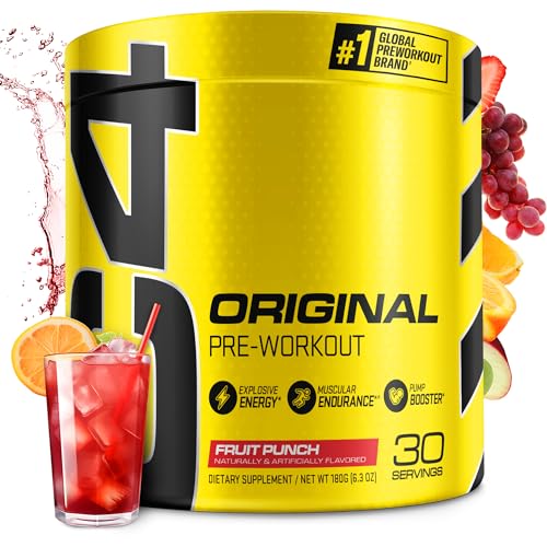 Cellucor C4 Original Pre Workout Powder Fruit Punch 30-Servings Deal