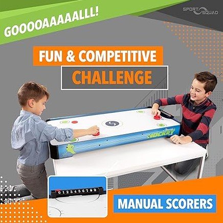 Sport Squad HX40 40 inch Table Top Air Hockey Table