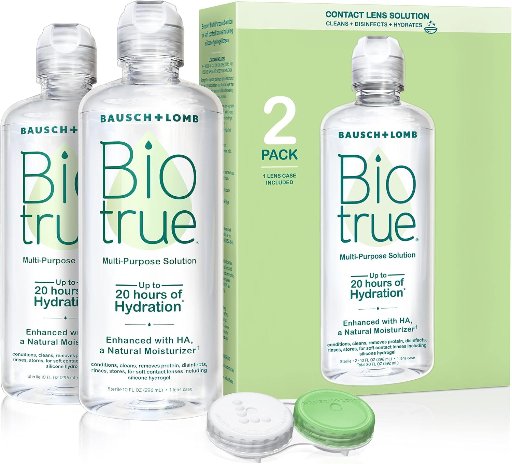 Biotrue Multi-Purpose Contact Lens Solution (2 x 10oz)