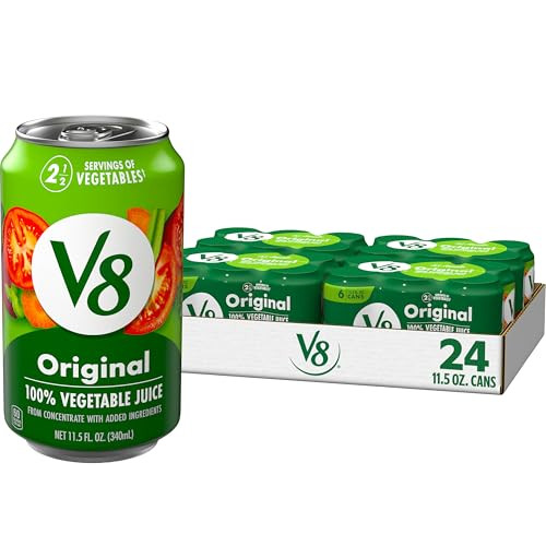 V8 100% Vegetable Juice 24 Pack, 11.5 Fl. Oz.