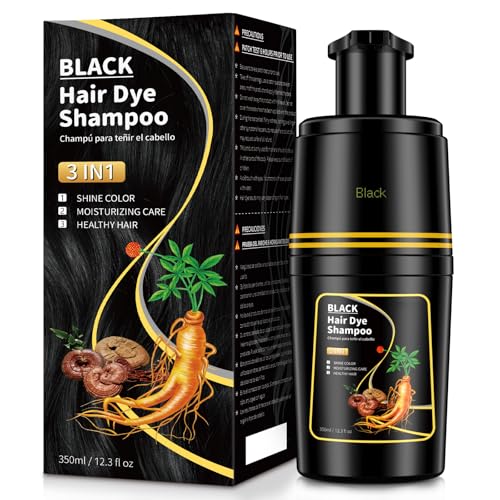 Liimeidu 3-in-1 Black Shampoo Hair Dye 350ml