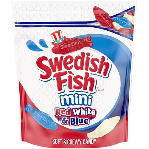 28.8-Oz Swedish Fish Mini Red, White & Blue