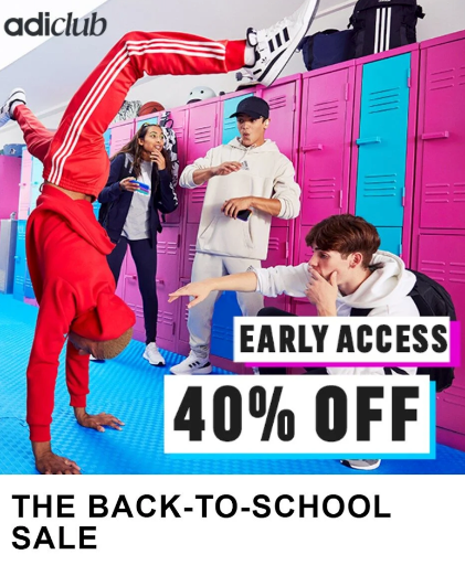 Adidas Back to School Sale
