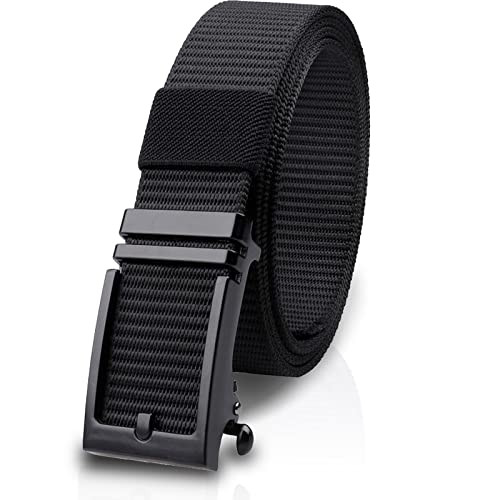 Men's Casual Nylon Tactical Ratchet Belt