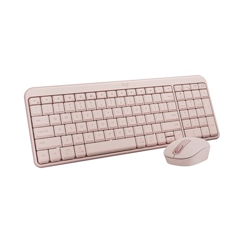 Logitech MK250 Bluetooth Wireless Mouse and Keyboard Combo (Rose) Deal