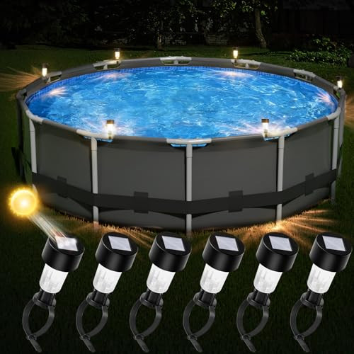  Solar Pool Lights - 6-Pack
