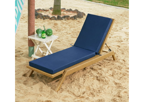 Outdoor Recliner Chaise Lounge Cushion